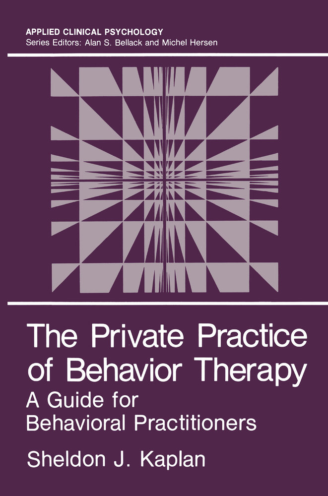 The Private Practice of Behavior Therapy