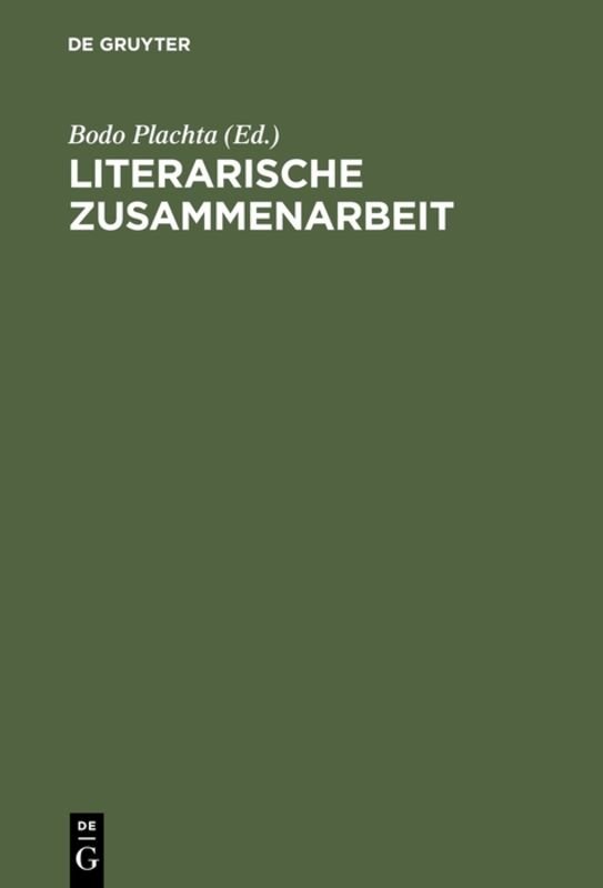 Literarische Zusammenarbeit