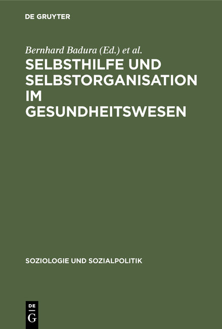 Selbsthilfe und Selbstorganisation im Gesundheitswesen