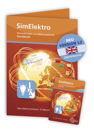 SimElektro - Grundstufe 1.2 - 30er Mehrfachlizenz Freischaltcode auf Keycard